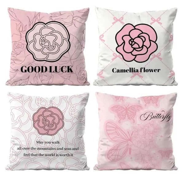 2026 Luxury Hot Selling High-End Printing Case cologne Anti-Dustmite Case perfume Invisible Zipper Silky Short Plush Sofa Cushion Cover Free Shipping 6 022