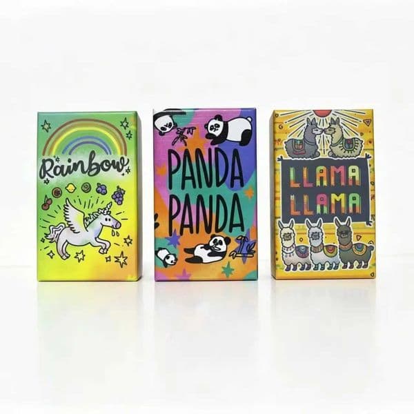 NEW Hot Games - PANDA Rainbow Llama Tiny Box Board Game Strategy game parent-child party Puzzle Card Game L260528
