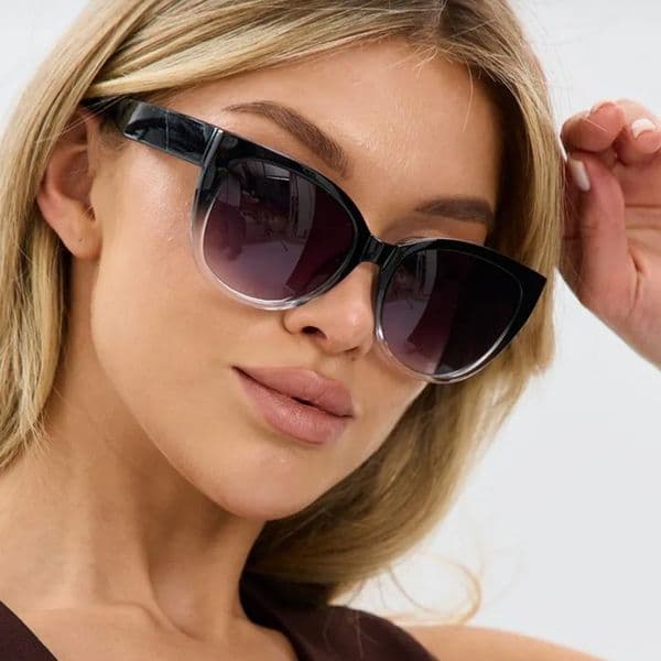Cat Eye Simple 2025 New European and American Fashion High-end Sun Protection Sunglasses Internet Celebrity Street Style