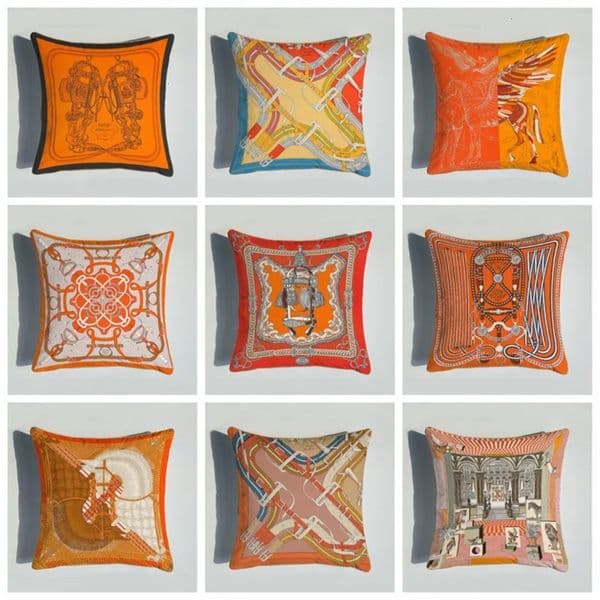 2026 cologne European-Style Light Extravagant Love Horse Style Series Duplex Printing Cushion Ktv perfume Hotel Sofa Backrest Pillow Cover Free Shipping 6 13 5