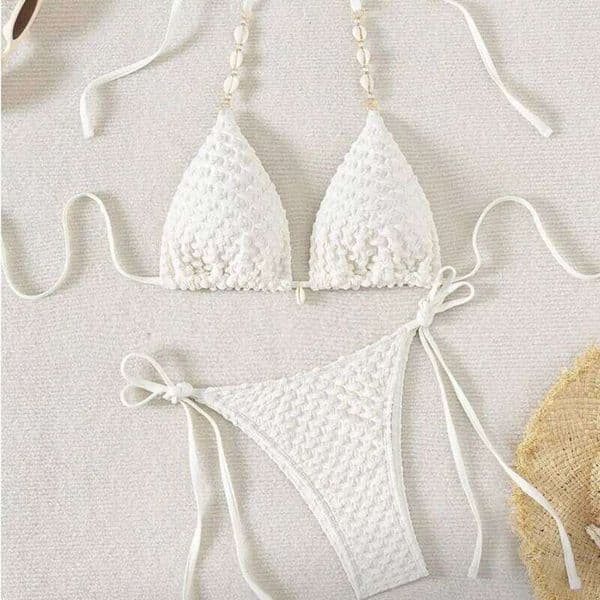 White Sexy Bikinis 2026 Swimsuits Women's Swimwear Push Up Female Beach Swim Wear Bathing Suits Brazilian Bikini Set Pool Bather 26L0528