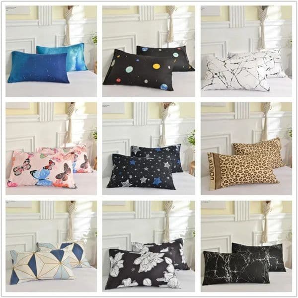 2026 Printed 2Pcs Pillowcase 48X74cm Pillow Sham For Home perfume Bed Pillowslip Rectangle cologne Cushion Cover Funda Almohada Free Shipping 6 13 9