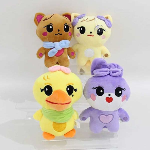 New 20cm BornPink Kpop Plush World Tour BlackPink JISOO JENNIE ROSE LISA Stuffed Plushie Pillow kwaii Pendants for Fans Gifts L260527