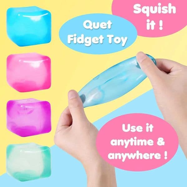 Cube Shaped Fidget Toy Square Stress Relief Squishy Squeeze Toys for Anxiety ADHD Stress Relief Sensory Toys for AdtsJ260528