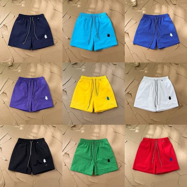 Designer Mens shorts Summer high-quality Quick-Dry Loose Horse Beach Shorts Casual Workout Knee Length pants Embroidered Big pony Logo Polo Sports Shorts a1