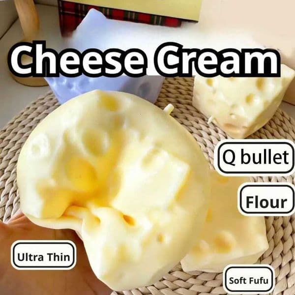 7cm Cheese Cube Stress Cheese Shapeable Squeeze Non-Bounce Fidget Toy ASMR Sensory Anti-Stress Festival GiftJ260528