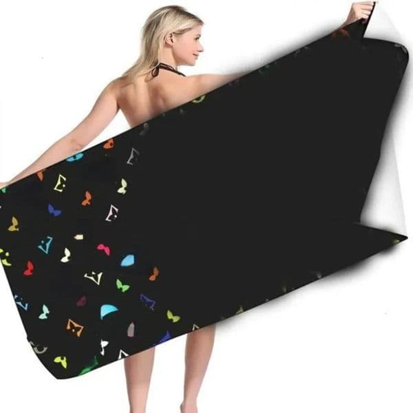 2026 Luxury Brand Bath Towels Fashion Beach Towel Swimming Running Water cologne Absorption And Sand Prevention Couples perfume Sweat Wiping Towel Wrapping Free 17