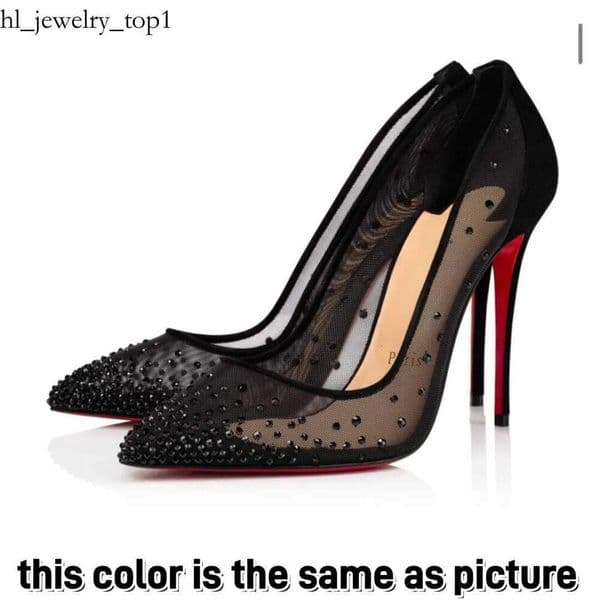 loubitonsheels Leathe Stiletto High-heels sandals pumps heels Dress shoes louboutinwomen designer shoes Evening Wedding party shoes louboutinrs heels b18