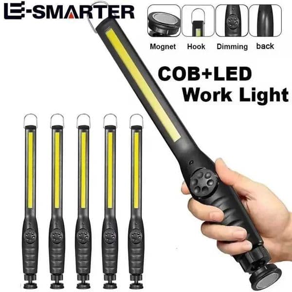 Portable COB Work Lights With Magnetic Rechargeable LED Flashlight Portable Stepless Dimming Emergency Car Repair Lamps M260527