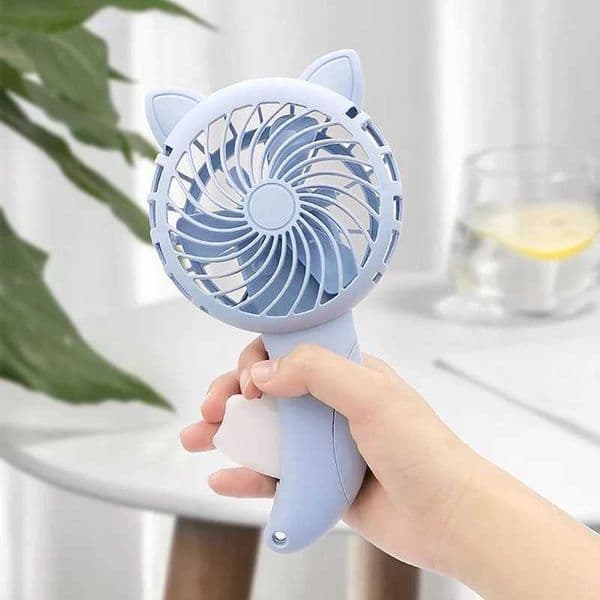 Portable Hand Pressure Fan Mini Handheld Fan Without Battery Cartoon Fan Summer Air Cooler Travel Home Fan C260528