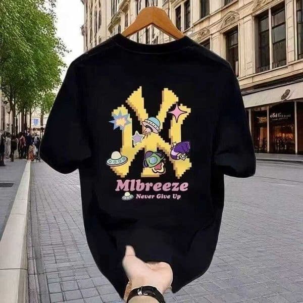 2026 Summer High-Quality 100 Pure Cotton Mens T-shirt Korean Y2K Trendy Sporty Mens Clothing Short Sve D260528