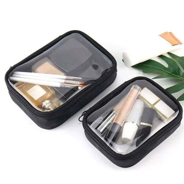 Designer Women Makeup Bag Waterproof Clear PVC Cosmetic Case Travel Make Up Kit Bags For Men Toiletry Brush Organizer art Pouch Free Shipping 13 9