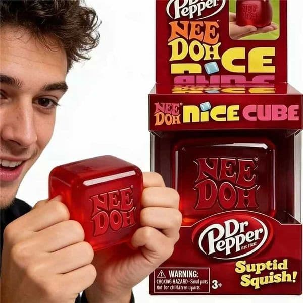 New Needoh Sensory Toy Drops with Soft Maltose Pinch Co-Branded N Cube Fidget Tool for Anxiety Focus Cube for Adts KidsJ260528