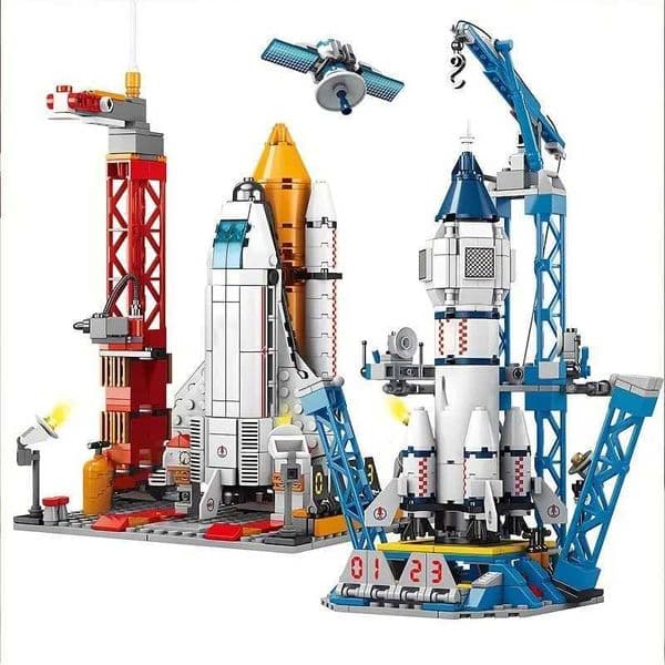 2 Style Space Shuttle Rocket Model Toys Building Block Toys Childrens Diy Building Toys Gifts for Boys and GirlsR260528