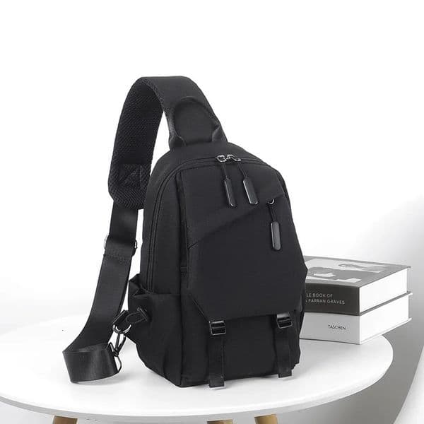 Men Multicomposition Shoulder Crossbody Bag Sports Chest Waterproof Wearresistant Outdoor Travel 260528