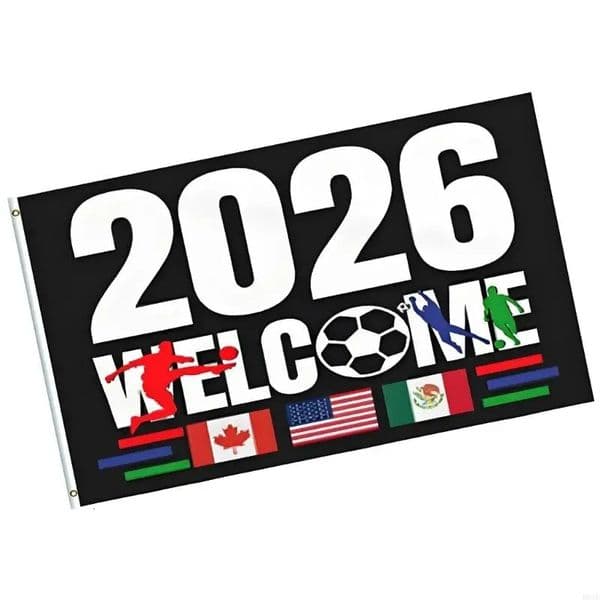 2026 Worlds Cup Flag Banners North America Soccer Canada Mexico Joint Hosting Country Outdoor Decors B03ER260528