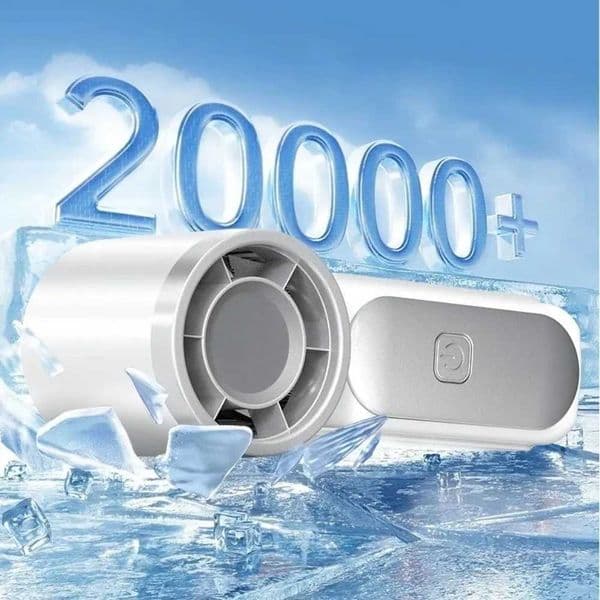 Portable High Speed Mini Handheld Fan LED Display 100 Adjustable Settings Desk Fan USB Rechargeable Fan Travel C260528