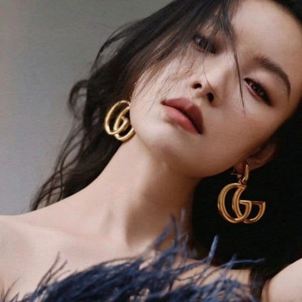 Classic Designer Earrings Oversized Luxury 18K Gold-plated Earrings Women's Letter Stud Earrings Fashion Retro Jewelry Set High Quality Party Gifts