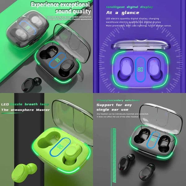 Y90 TWS Bluetooth Earphone 53 Wireless Headset IPX7 Waterproof Deep Bass Earbuds True Wireless Stereo Headphone Sport Earphones X260529