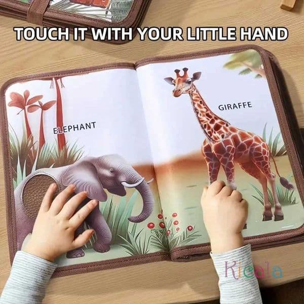 Early Learning Touch Book for Babies Infant Educational Simulation Animal Touch Book Sensory Baby Toy Childrens Cognitive C260529