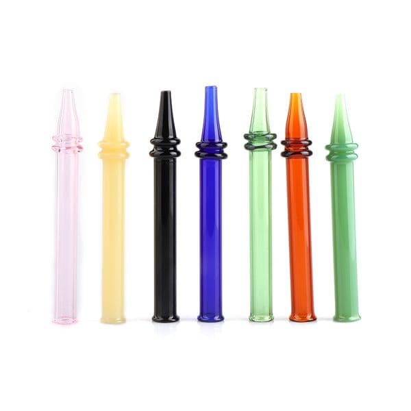 Beracky Fast Heating Mini NC Glass Tube 4.7 inch Glass Straw Glass Tips Replacement Nectar Collector