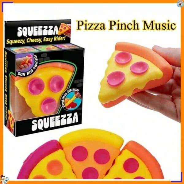 Schylling Needoh pizza Stress Relief Squishy Sensory Fidget Cube Anti-Anxiety Squeeze Object For Focus ADHD blind box gift 26Li0529
