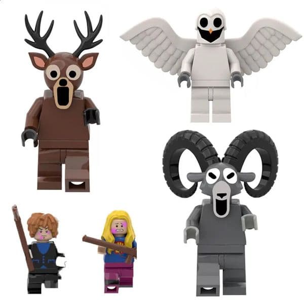 99 Nights In The Forest Deer Building Blocks Toys Monster Owl Goat Model Christmas birthday Gifts For Boys 260529