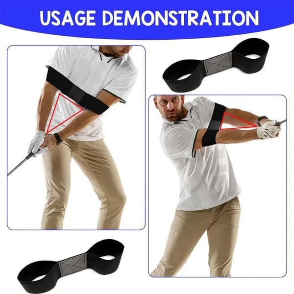 PGM Practice Guide Golf Swing Exercisers Training Aids Outdoor Golf Training Corrective Arm Posture Correction Armband Belt 260528