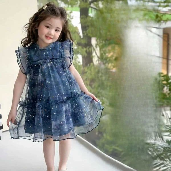 Summer Girls Fashion Party Costumes Sleeveless Sweet Splicing A-Line Princess Dress 1 Pc 2-7 Years Kids Cute Clothing L260529