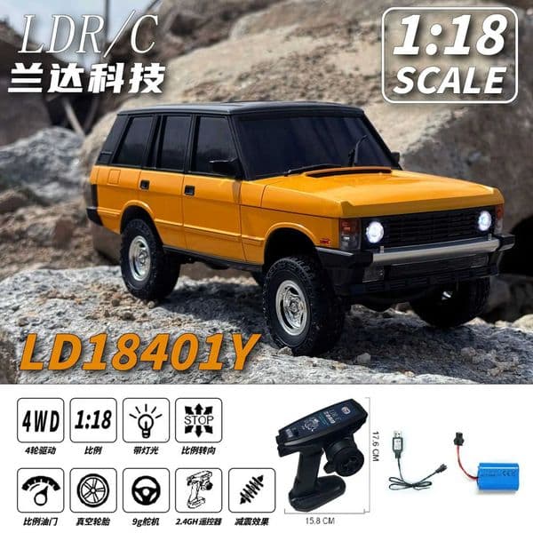 Landa Technology 1/18 24G Simulation Remote Control Model Climbing Off-Road Vehicle LD1840 Children Toy Holiday Gift L2605295NCP