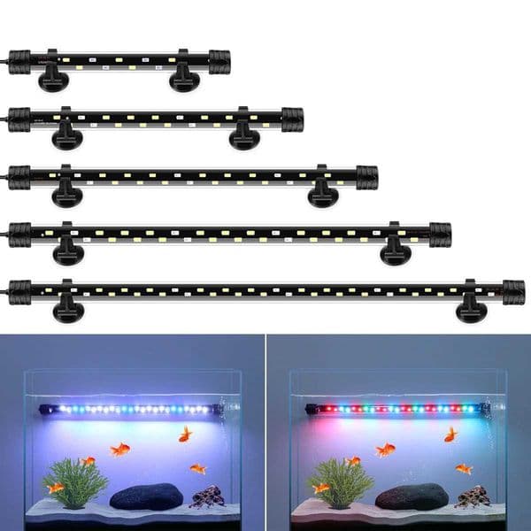 Waterproof LED Underwater Light Submersible Aquatic Plant Grow Lamp Suit For Aquarium Fish Tank Swimming Pool Decor LED Lighting S260529