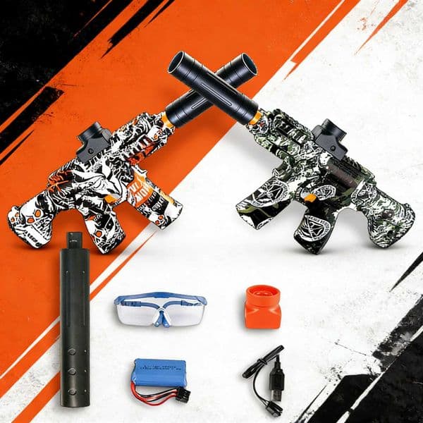 m4 hot-selling AK soft bullet electric automatic shooting outdoor boys automatic crystal gun L2605293QSG