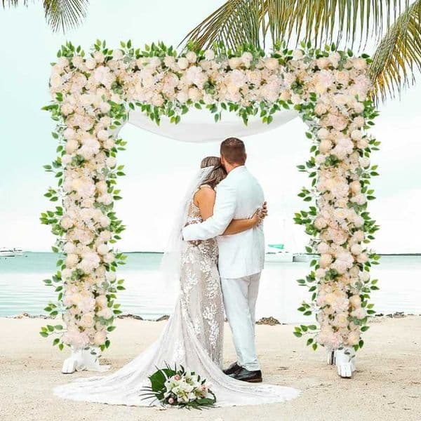 100cm DIY Wedding Flower Wall Decoration Arrangement Supplies Silk Peonies Rose Artificial Floral Row Decor Wed Arch Backdrop C260529