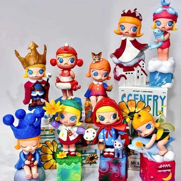 MOLLY Scenery Along The Way 20th Anniversary Series Collectible Figure Blind Box Cute Desktop Ornament Gift for Fans L260529R5G3