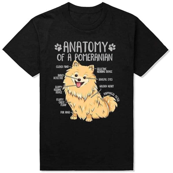 Pom Puppy Owner T Shirt Funny Colorful Art Pomeranian Dog Pet Graphic Strtwear Short Slve Men Gifts T-shirt Men Clothing D260529