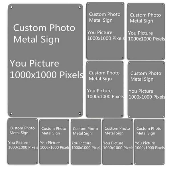 Custom Metal Plaque Vintage Custom Metal Sign Wall Decor Tin Sign Decor Painting Plaques Art Poster Advertise Plate C260529