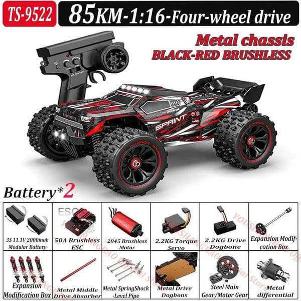 114 Ratio 80 Kilometers Per Hour or 50 Kilometers Per Hour 4WD LED Lights High-speed Car 4x4 Truck Comparison Wltoys 144010 Toy L260529FLQB
