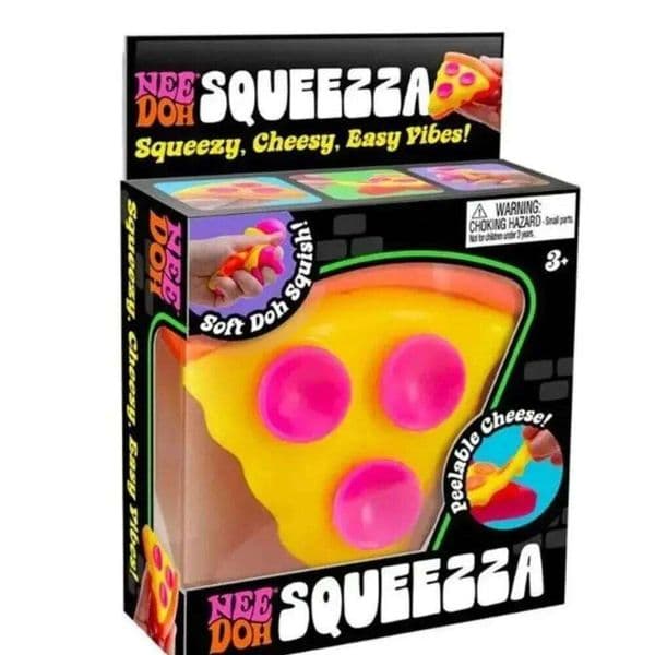 Schylling Needoh Pizza Sensory Fidget Cube Stress Relief Squishy Anti-Anxiety Focus Tool for ADHD Population 26L0529