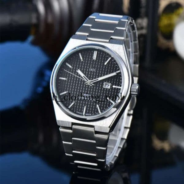 Tissotyly Prx Watch Mens Luxury Hollow Out Fashionable Mechanical Watch Stainless Steel With Leather Band & Sapphire Glass Luminous Waterproof Tisot Watch b1b