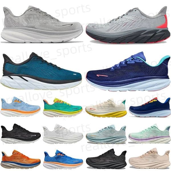 TREEPERI Clifton 9 Road Running Shoes Thick Soled Height Increasing Training Couples Leisure Slow Run Breathable Non SlipS Mysterybox Store T09 training Sneakers