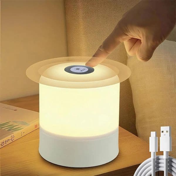 Portable Baby Night Light Changing Lights for Nursery Rechargeable Kids touch lamp Remote Eye Caring Dimmable 260529