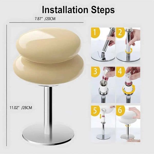 Nordic Mushroom Glass Lamp Bauhaus Trichromatic Dimming Bedside Nightligh Atmosphere Lamps Eye Protection Night Light Desk Lamp M260529