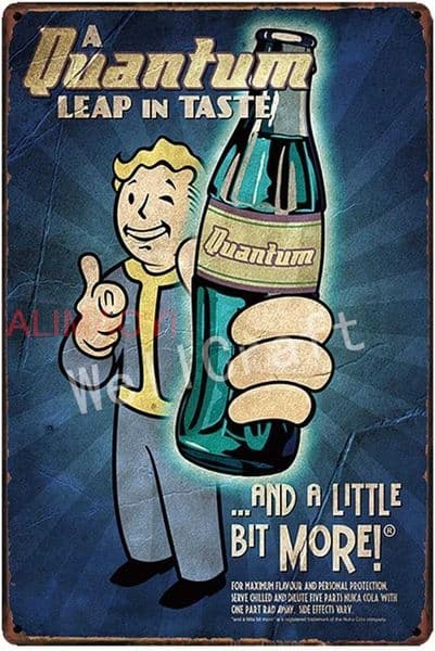 Sign Plate Metal Painting 3 4 Game Nuke COLA Metal Signs Wall Poster Decor for Home Room School Iron Painting 8x1 Nice C260529