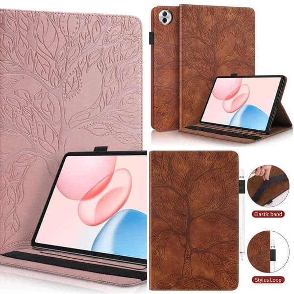 Tablet Case For Honor Pad 10 Cover 121 Embossed Tree Flip Wallet Stand Cover For Coque Honor Pad 10 121 inch 2025 Case Funda X260529