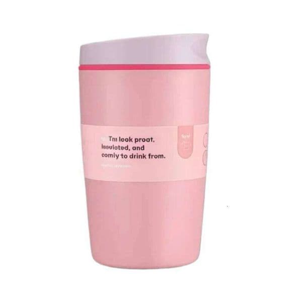 Minimalist Stainless Steel Thermo Mug Vacuum Insulated Coffee Cup Leakproof Lid Travel Silent Base Thermos Cups Thermal bottle W260529