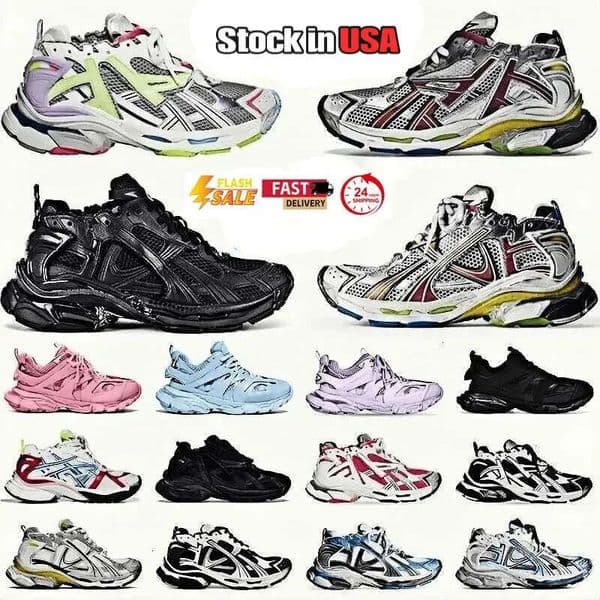 Designer 3.0 7.0 shoes Casual Shoe Track 3 0 Runnertracks Triple white black Sneaker Tess s r leather Trainer Nylon trainers Men Women Sports Walkin34-46