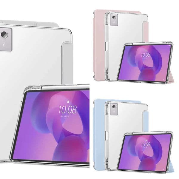 For Lenovo Idea Tab Plus 121 Case with Pen Holder Leather Soft Back Stand Cover For Xiaoxin Pad 121 inch Case tb365fc tb361fu X260529