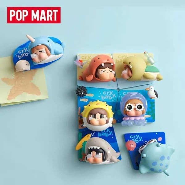NEW CRYBABY CRY ME AN OCEAN Series Refrigerator Magnet Blind Box Peripheral Modle Mystery Box Toy Gift L2605298EEM