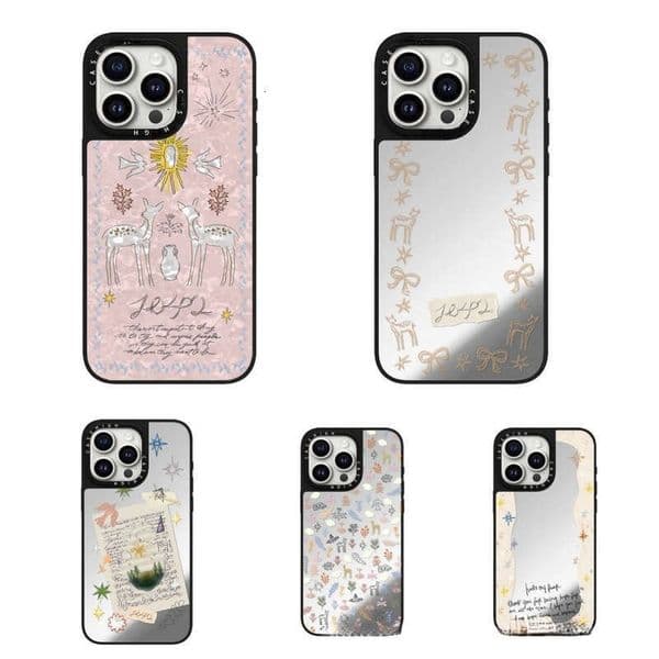 Designer Phone Case Casefity Case Coque Telephone Luxe Forest Secret Realm Pearl Phone Case For Ip 16 Pro 17 Pro Max Popular With Ins Magnetic Protective Case