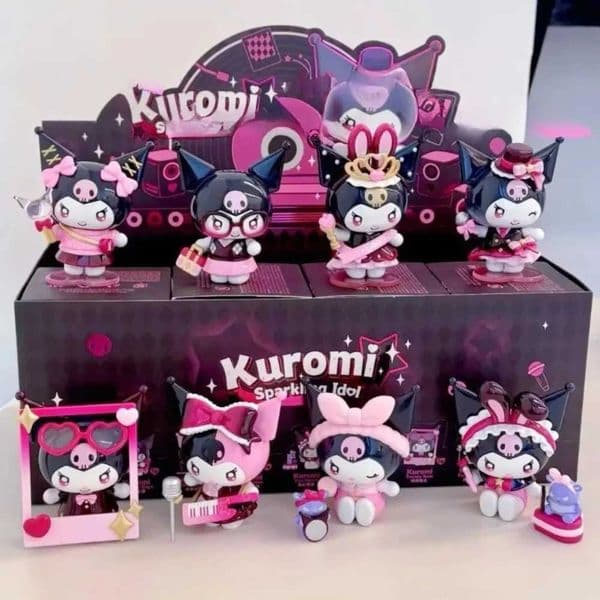 SS HOT Kuromi Sparkling Idol Series BlindBox Cute Anime Figure MysteryBox Kuromi Doll Collect Desktop Decor Surprise Gift ToysR260529